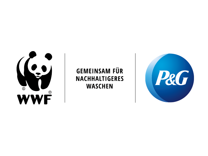 Kooperationslogo P&G / WWF