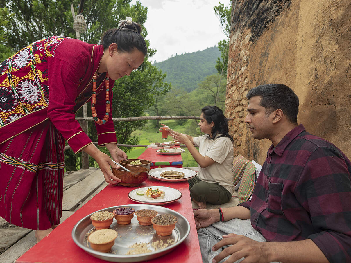 Traditionelles indisches Essen © Prianko Biswas