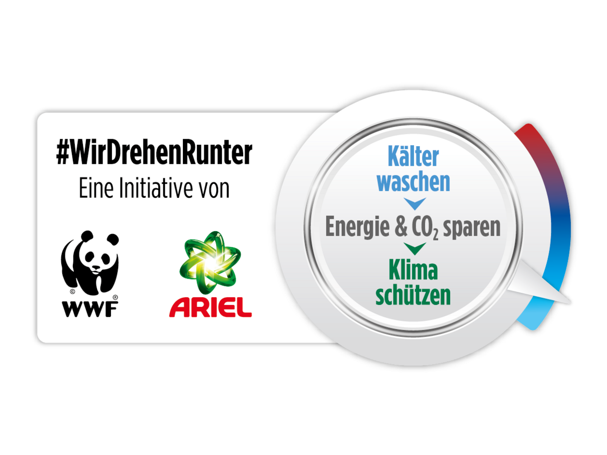 Kampagne #Wirdrehenrunter © P&G / WWF