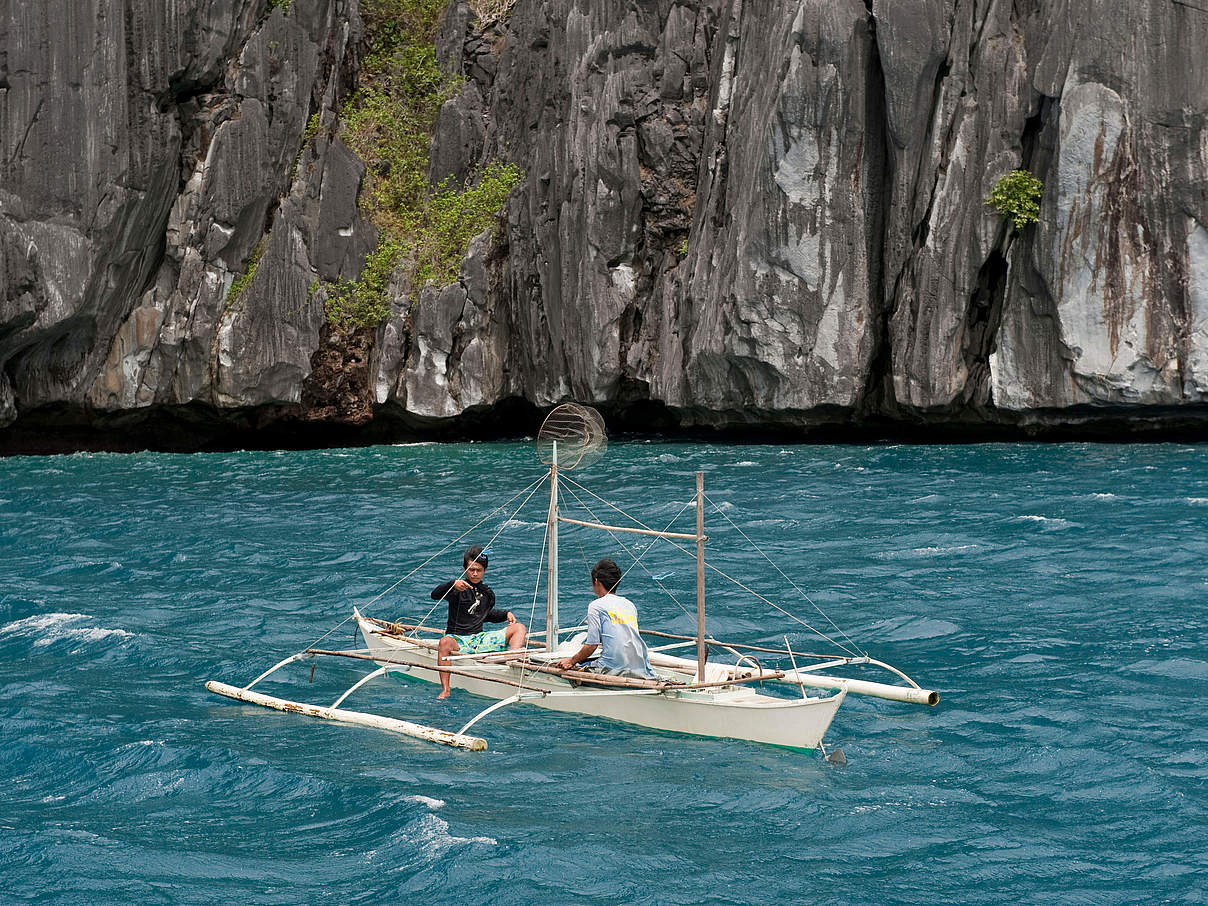 Handleinen-Fischer auf den Philippinen © Jürgen Freund / WWF