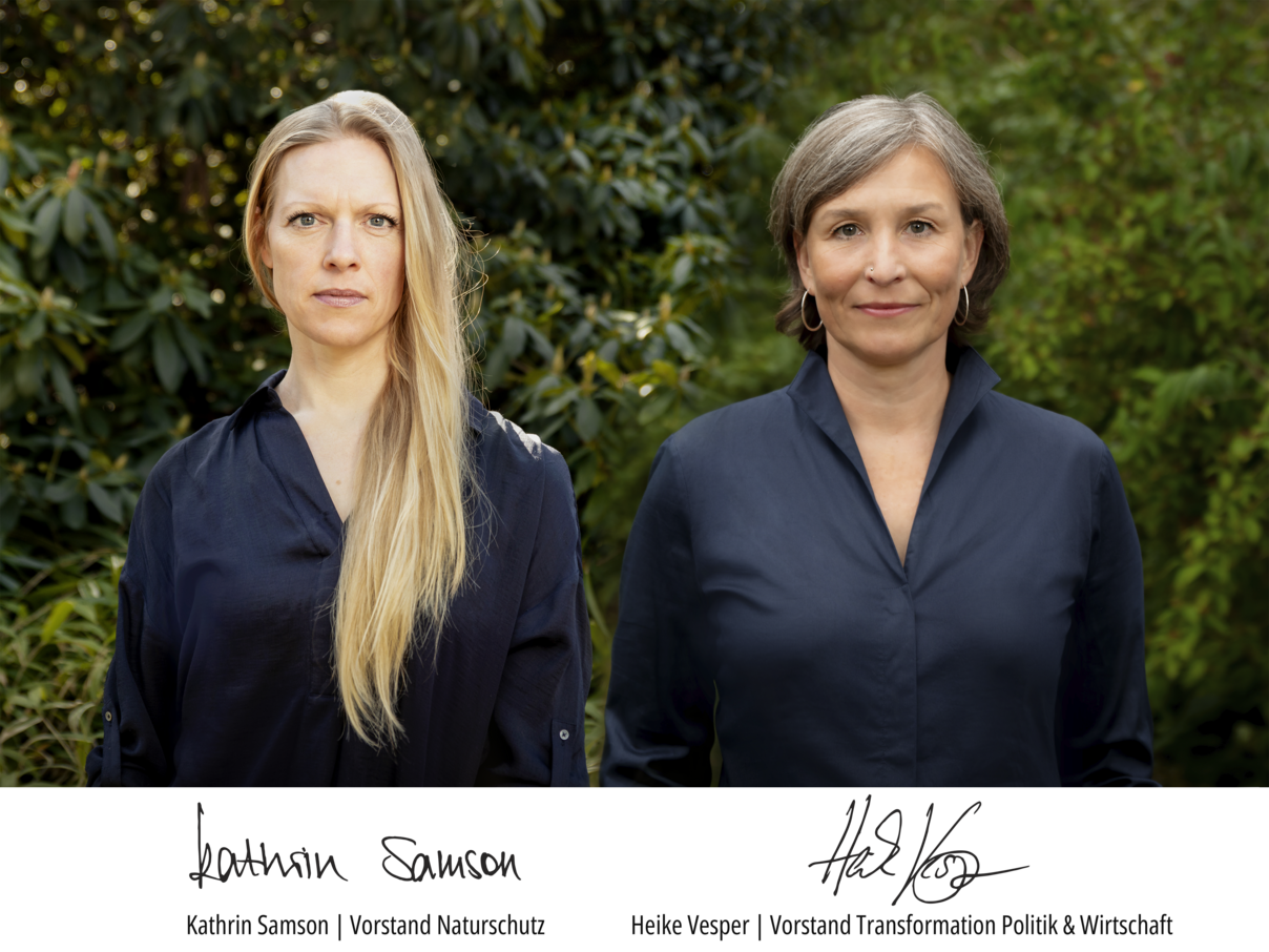 Kathrin Samson und Heike Vesper © Kathrin Tschirner / WWF