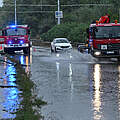 Hochwasser in Tschechien mit Feuerwehreinsatz © Imago / CTK Photo / Caclav Pancer