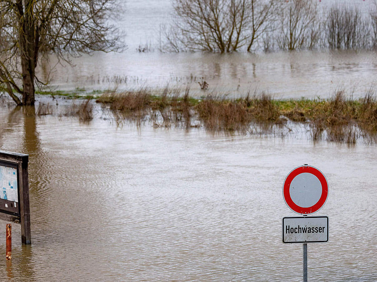 Hochwasser 2024, die Lahn bei Heichelheim © IMAGO Jan Eifert