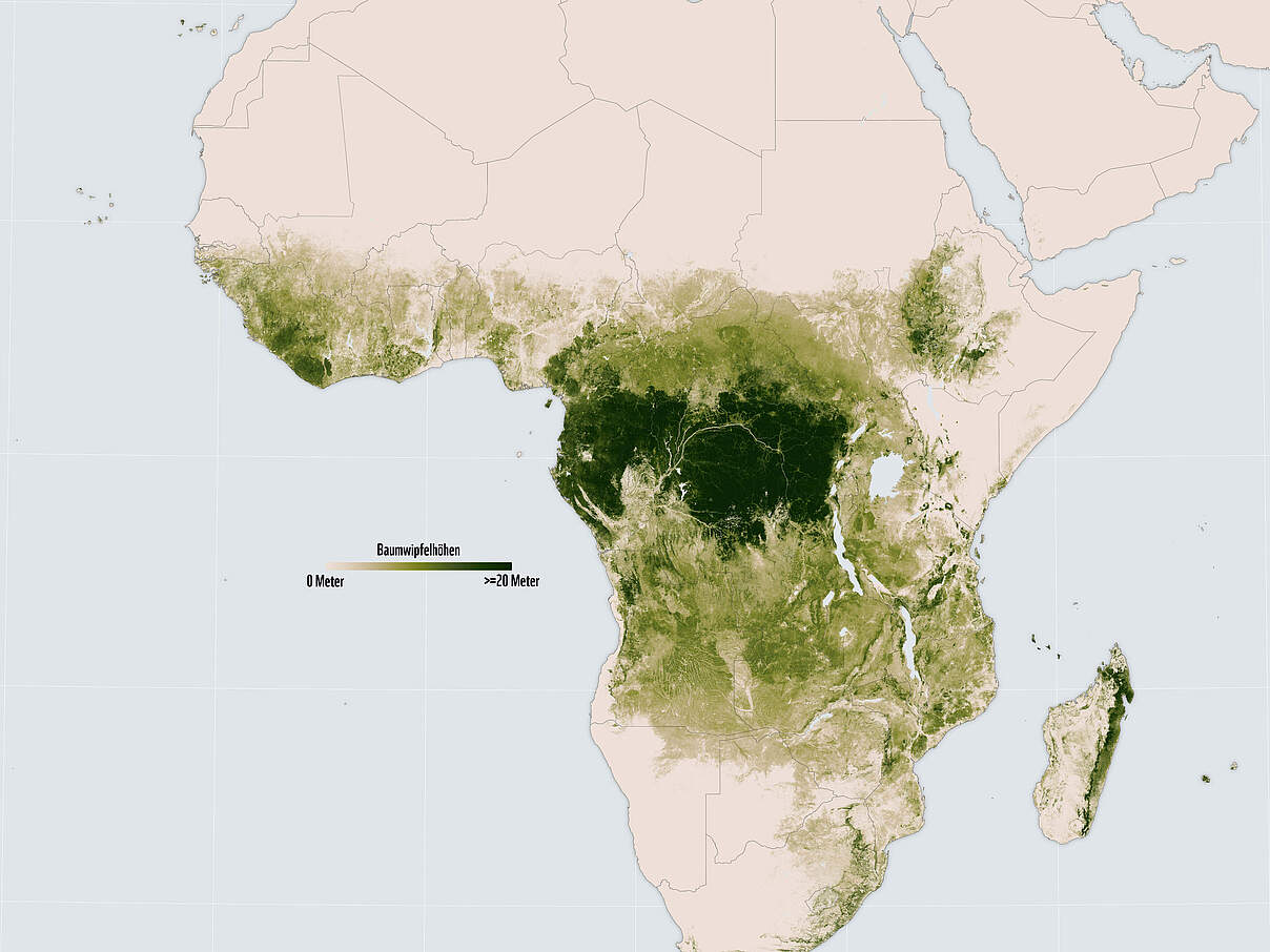 Landsat-Aufnahme von Afrika © NASA