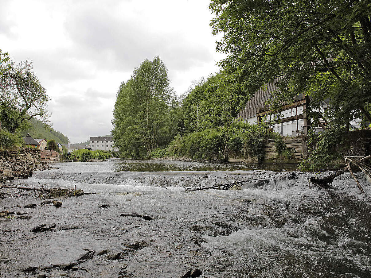 Die Volme vor dem Rückbau der Barriere © Horch Fotodesign-Hagen