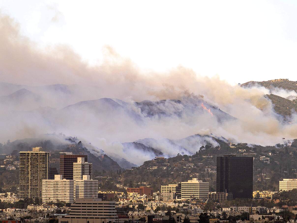 Feuer in Pacific Palisades Kalifornien am 8. Januar 2025 © IMAGO / ZUMA Press Wire / Brian Cahn