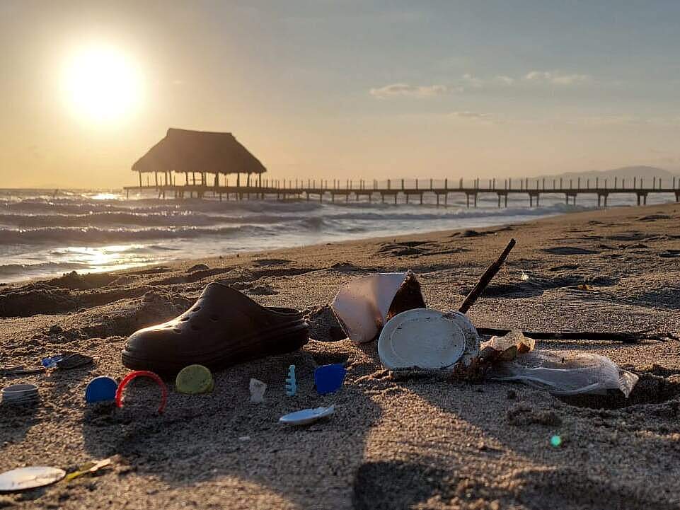 Plastikverschmutzung an einem Strand in Honduras © WWF Mesoamerica