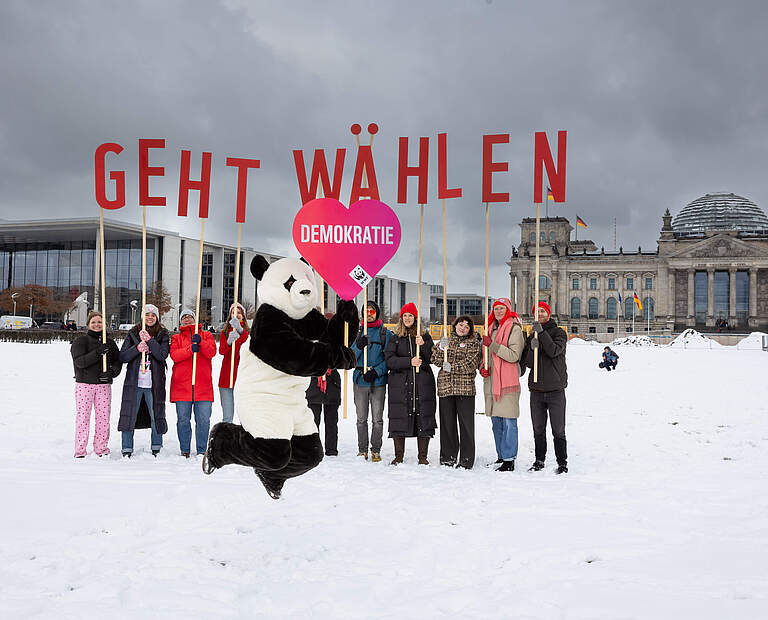 Klimastreik am 14.02.2025 © NASA / Jörg Farys / WWF