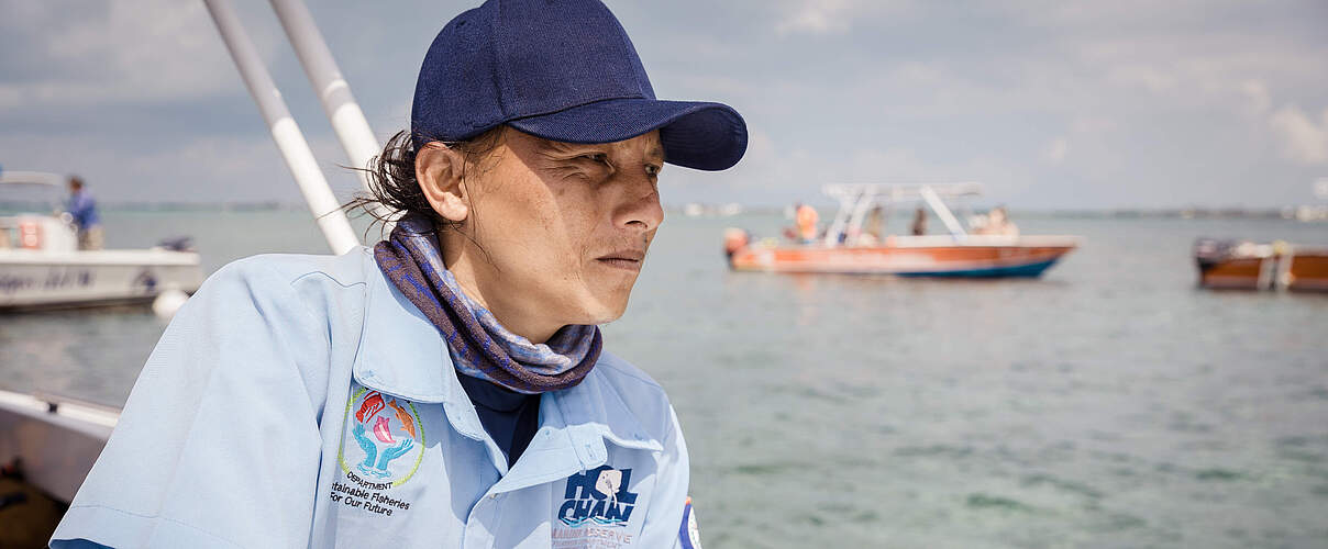 Manuel Munoz, Ranger im Hol Chan Marine Reserve, Belize © Tarina Rodriguez / WWF-US