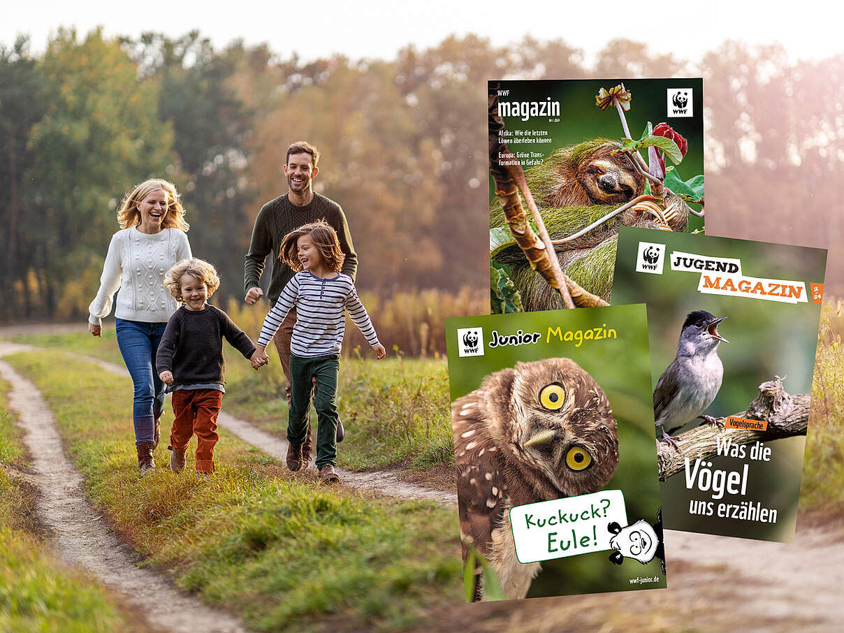 Vorteile der WWF-Familienmitgliedschaft © WWF