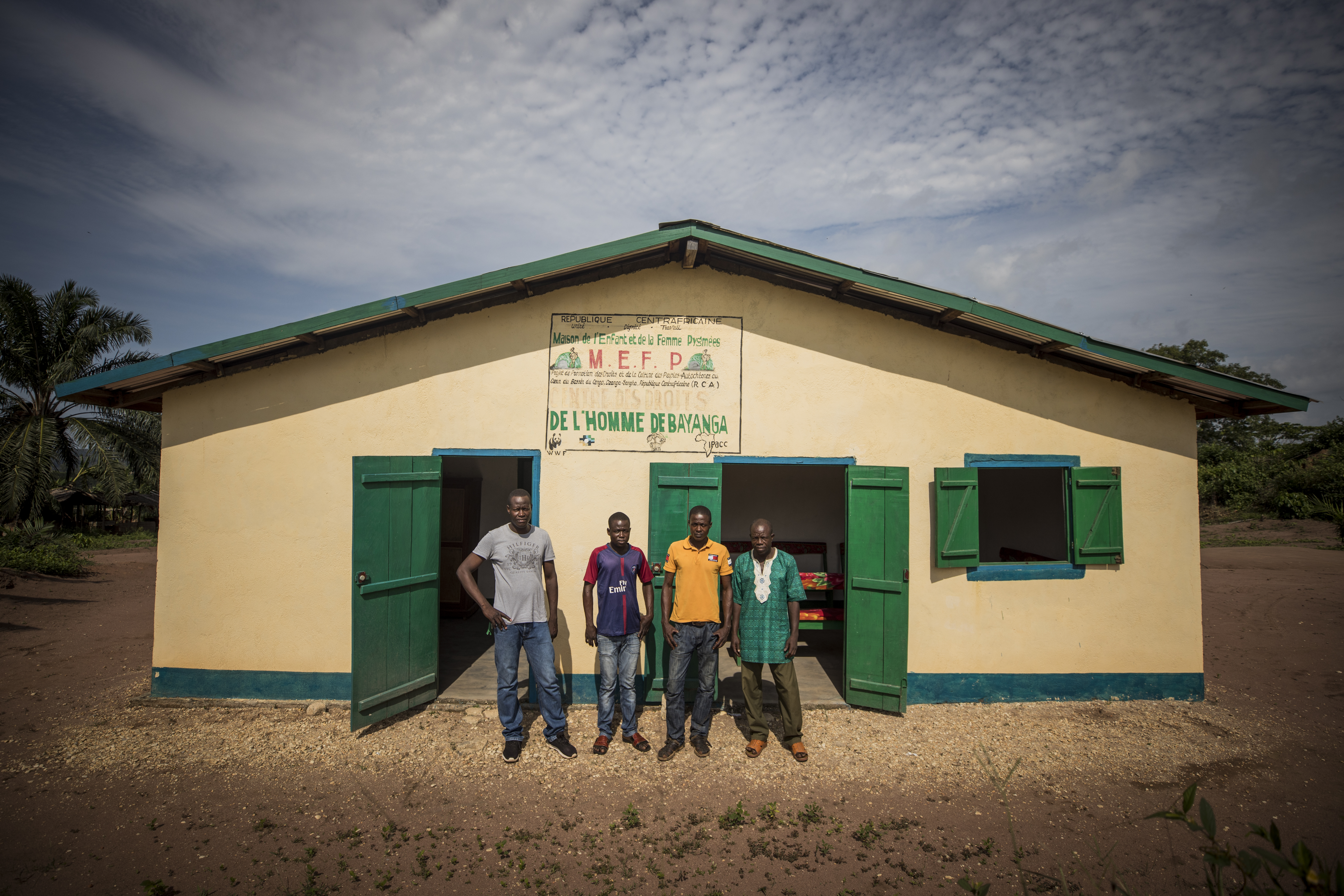 Menschenrechtszentrum in Bayanga, Zentralafrikanische Republik © Thomas Nicolon / WWF Kongo